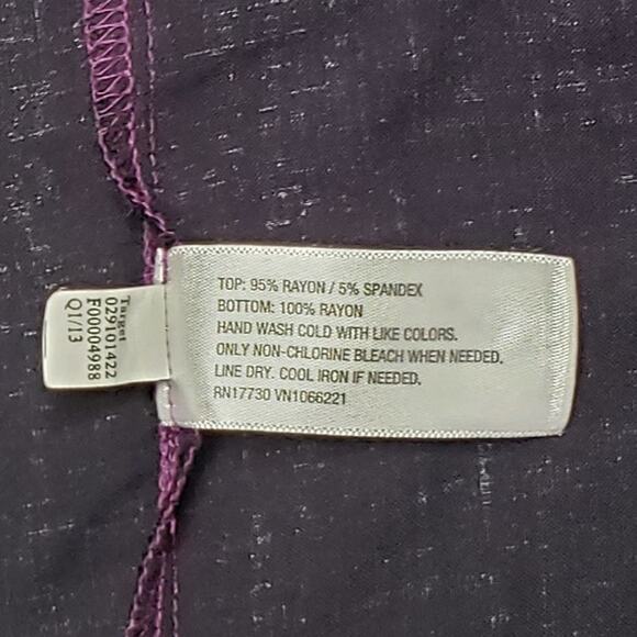 Liz Lange Purple Ombre Maternity Maxi Dress XS/TP Flowy & Chic - Picture 8 of 8